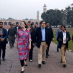 Deputy Chief of Mission US Consulate Islamabad Andrew Schoffer visits Jahangir tomb