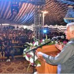 PML-N leader Khawaja Muhammad Asif addressing the 10th Convocation Ceremony of Shadab Girls College