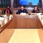 Senator Saleem Mandviwalla, Chairman Senate Standing Committee on Finance and Revenue presiding over a meeting of the committee at Parliament House