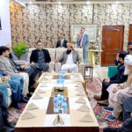 Chairman PPP Bilawal Bhutto Zardari visits the residence of Jamiat Ullema e Islam Sindh General Secretary, Maulana Rashid Soomro and pay condolence on the death of his daughter.