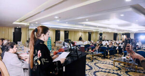 Special Assistant to Prime Minister for Human Rights and Women Empowerment, Mushaal Hussein Mullick addressing a workshop on Alternative Dispute Resolution (ADR) organized by Legal Aid and Justice Authority (LAJA), Ministry of Human Rights