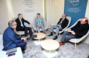 CEO of Coca-Cola Company, James Quincey calls on Caretaker Prime Minister Anwaar-ul-Haq Kakar on the sidelines of the World Economic Forum.