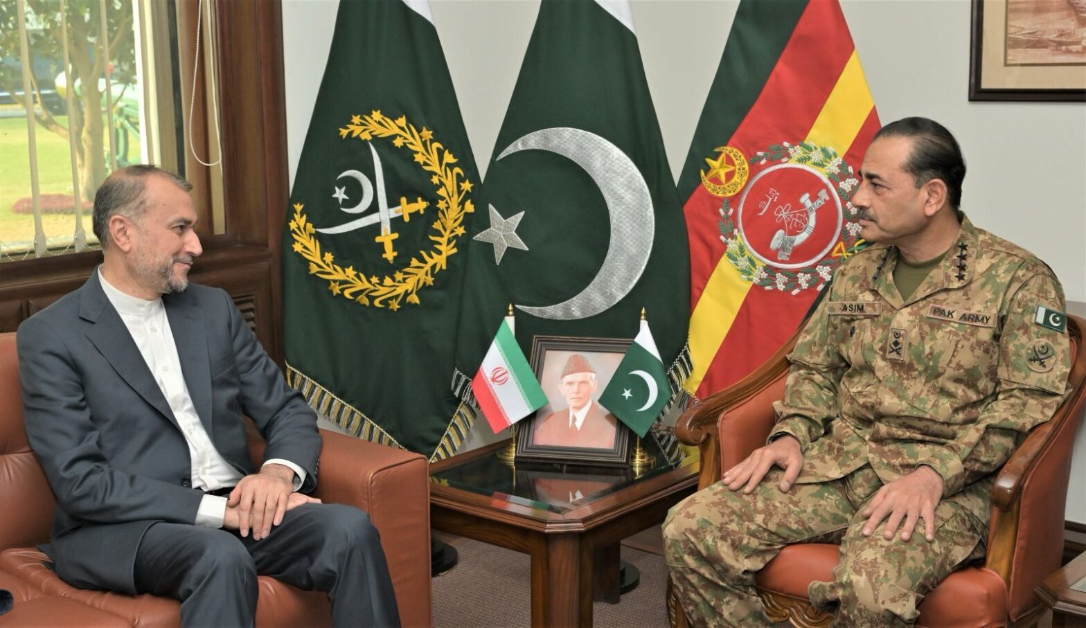 COAS, Iranian FM reaffirm to remain closely engaged, bar any spoilers to divide brotherly nations