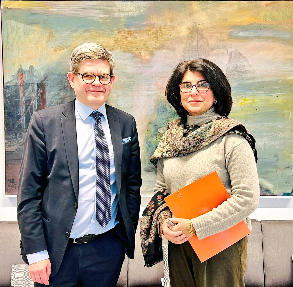 Amna Baloch, Finnish envoy discuss ties