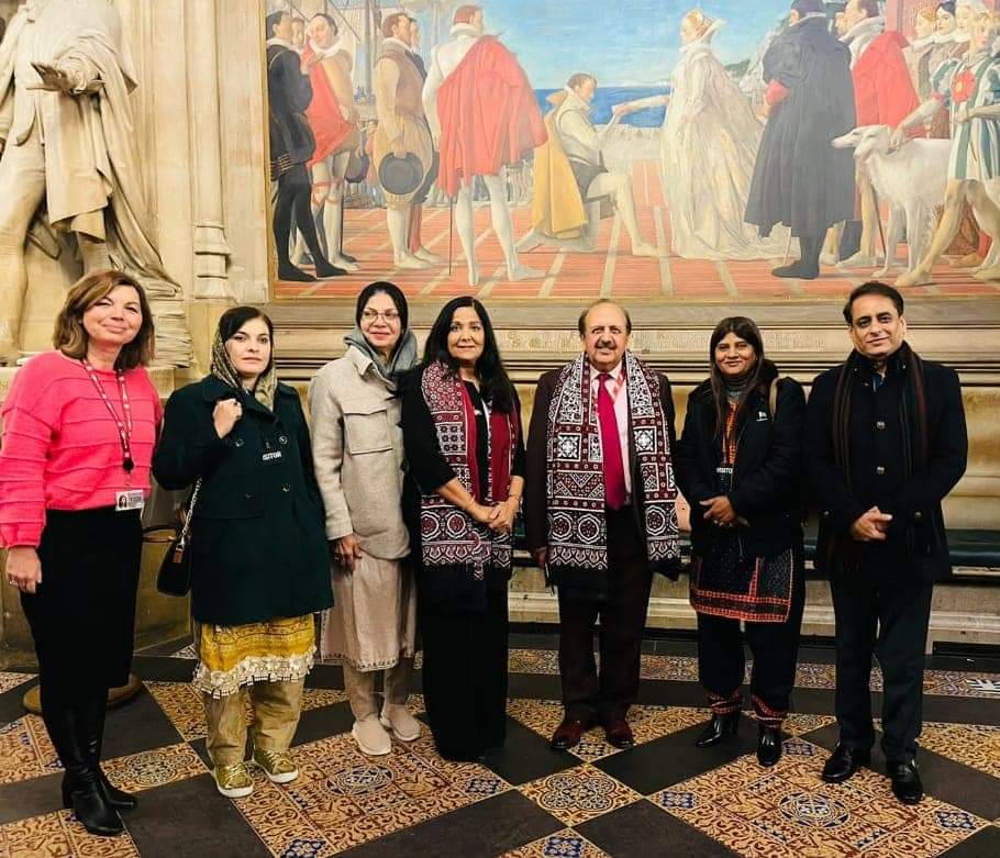 Senate delegation meets Lord Qurban, MP Yasmin Qureshi in London