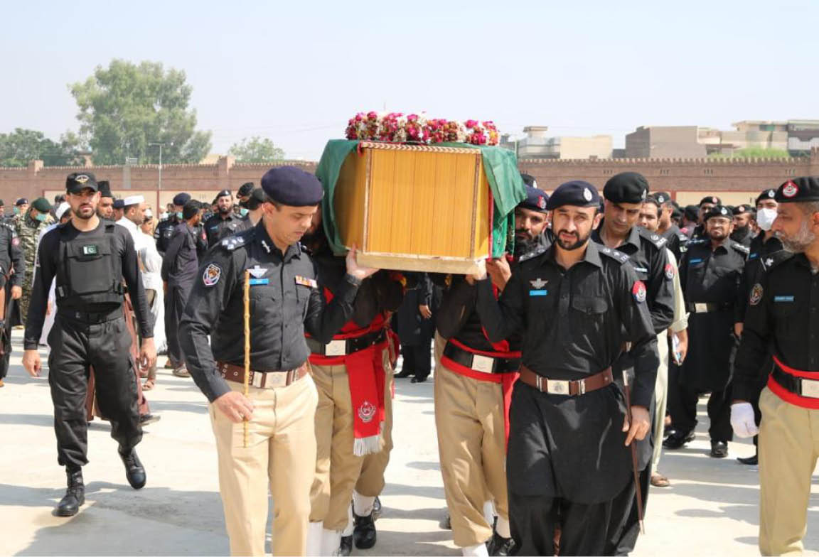 Funeral prayer of martyred Policeman offered in Kohat