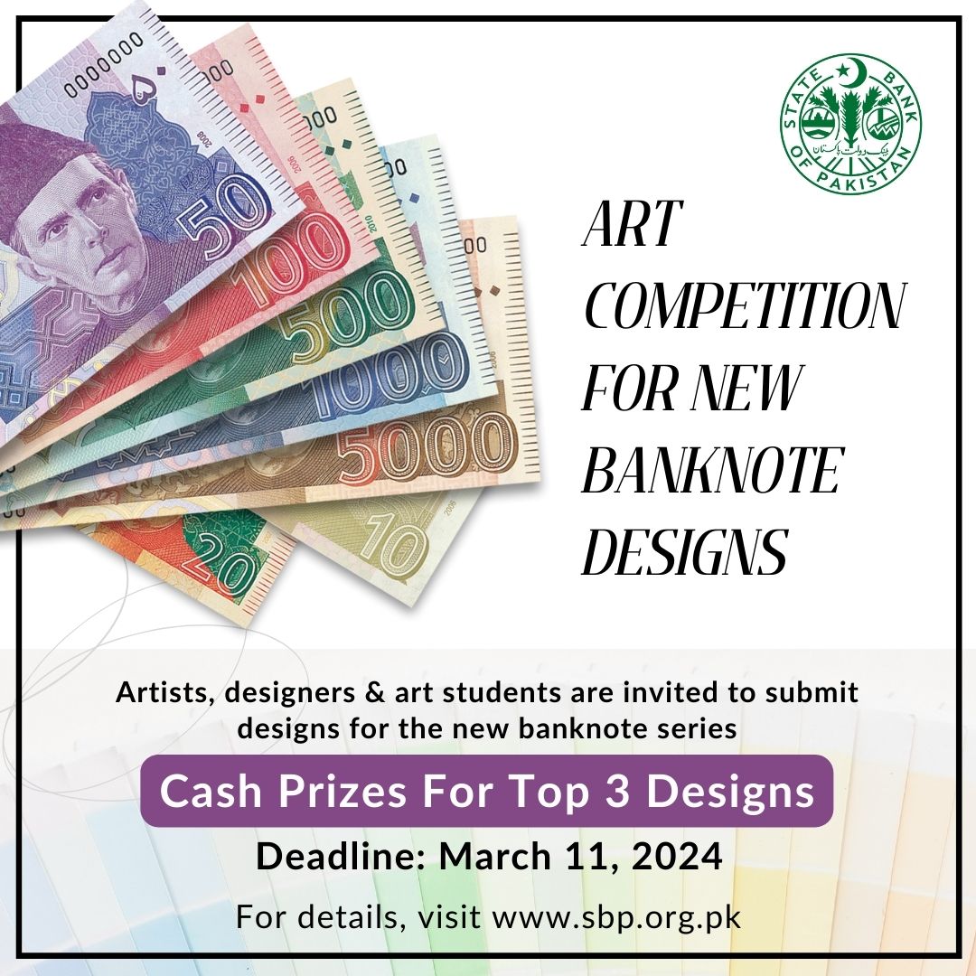 SBP organizes art competition for new banknote designs
