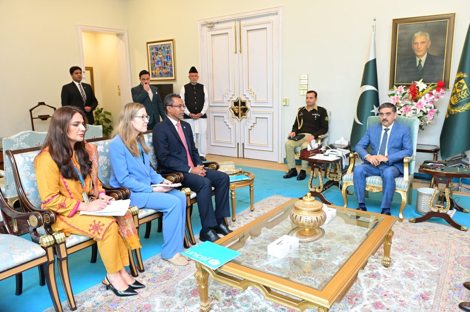 PM assures govt's support to UNICEF for launching projects of public welfare