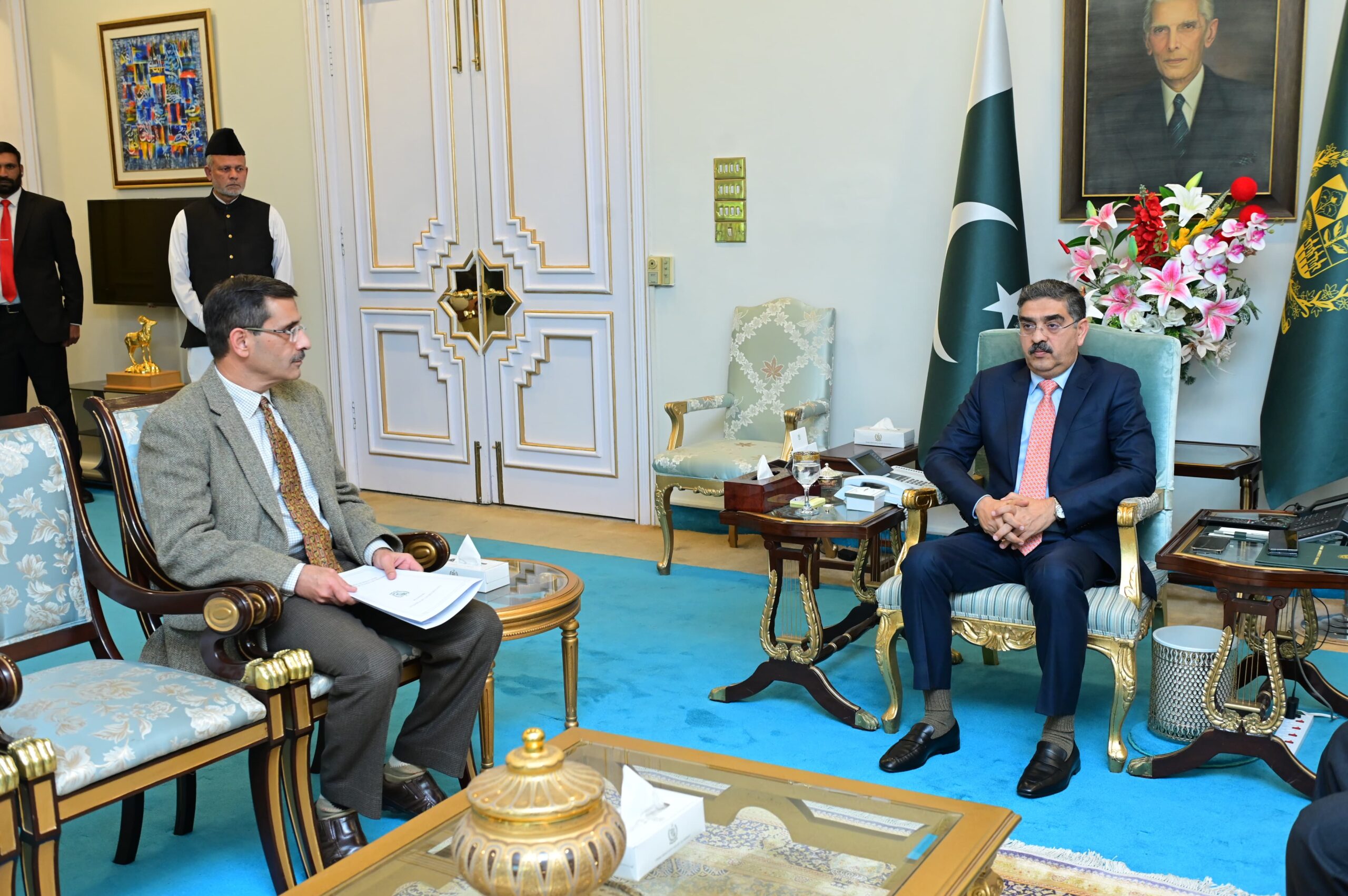 Advisor on Aviation, SAPM health call on PM Kakar