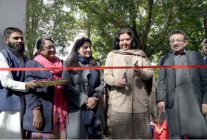 Secretary Information Ms. Shahera Shahid inaugurates the Digital Photography and Painting Exhibition in connection of Kashmir Solidarity Day observes on 5th February organized by Department of Electronic Media and Publications at Information Services Academy