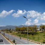 A beautiful view of clouds hovering over the sky of Federal Capital.
