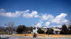 A beautiful view of clouds hovering over the sky of Federal Capital.