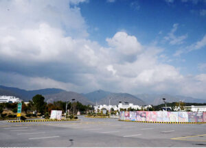 An attractive view of thick clouds hovering over the sky in the Federal Capital