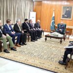 A delegation of Miracle Saltworks Collective Inc, a USA-based salt mining and processing company, called on President Dr Arif Alvi, at Aiwan-e-Sadr.