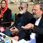 Caretaker Federal Minister for Education, Professional Training Madad Ali Sindhi, visit during the Inauguration ceremony of Islamabad Model School (I-V) E-7 sector in Federal Capital