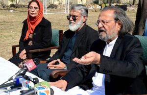 Caretaker Federal Minister for Education, Professional Training Madad Ali Sindhi, visit during the Inauguration ceremony of Islamabad Model School (I-V) E-7 sector in Federal Capital