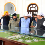 President Dr. Arif Alvi being briefed about the Kartarpur Corridor