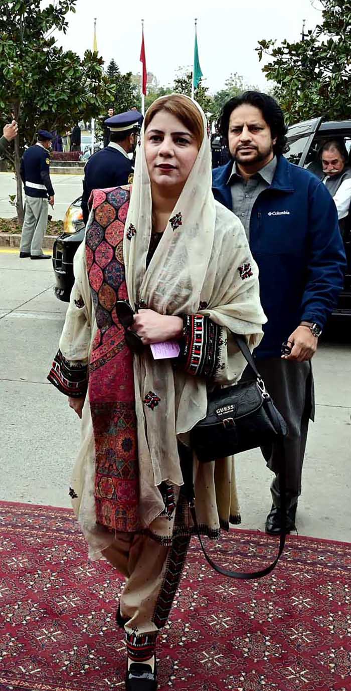 Newly Elected Members Of National Assembly Omar Ayub Khan And Barrister