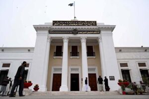 Whitewash, cleaning work starts at KP assembly building for a new assembly session 2024 scheduled for February 28.