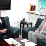 Ambassador of Turkmenistan H.E. Atadjan Movlamov called on Interim Federal Minister for Energy Muhammad Ali.