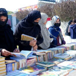 Students taking a keen interest in books during the Books Festival organized by Aspire Group of Colleges