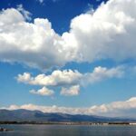 An attractive view of thick clouds hovering over the sky in the Federal Capital.