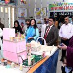 Mayor of Municipal Corporation Adv. Anwar Ali Luhur along with Principal Government Girls Degree College Professor Nafees Akhtar Ansari and other visiting the Department of Geography at GGD College