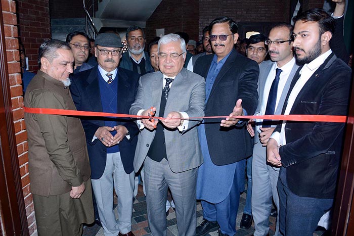 Federal Ombudsman Ejaz Ahmad Qureshi is inaugurating upgradation project of Sylani Welfare Center's Computer Lab main Markaz Lal Mills Chowk. A