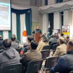 Ambassador of Pakistan to Japan Raza Bashir Tarar addressing the participants of the event on the occasion of Kashmir Solidarity Day