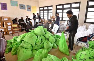 Election officials busy distributing electoral material in preparation of General Election 2024.