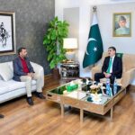 Governor Sindh Kamran Khan Tessori meeting with Caretaker Prime Minister Anwaar-ul-Haq Kakar, MQM leaders Dr. Farooq Sattar and Mustafa Kamal were also present in the meeting.