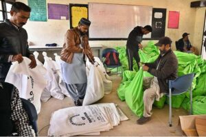 Election officials busy distributing electoral material in preparation of General Election 2024.