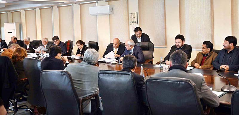 Chief Minister Gilgit-Baltistan, Haji Gulbar Khan, Provincial Finance Minister, Muhammad Ismail and Provincial Minister for Food, Ghulam Muhammad attend ECC (Economic Coordination Committee) meeting