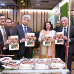 Mr.Murtaza Solangi, Caretaker Federal Minister for Information and Broadcasting inaugurating the publication of the newsletter titled “PTV Times" at PTV centre
