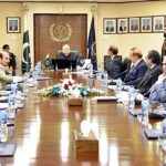 President Dr Arif Alvi being briefed about the role and performance of the Auditor General of Pakistan (AGP), during his visit to AGP Office