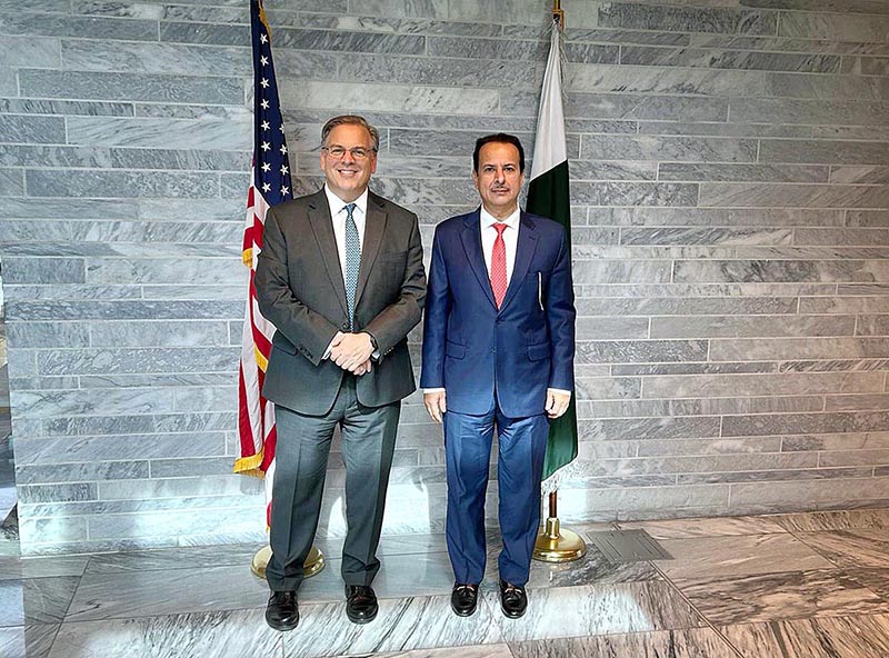 Federal health minister Dr Nadeem Jan meets with US Ambassador in Pakistan