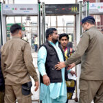 A large number of spectators coming to the Multan Cricket Stadium for enjoying the PSL 9 T20 match between Multan Sultans and Karachi Kings