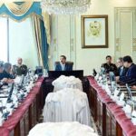 Caretaker Prime Minister Anwaar-ul-Haq Kakar chairs a meeting of the Caretaker Federal Cabinet