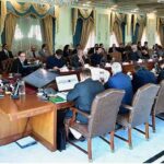 Caretaker Prime Minister Anwaar-ul-Haq Kakar chairs a meeting of the Caretaker Federal Cabinet