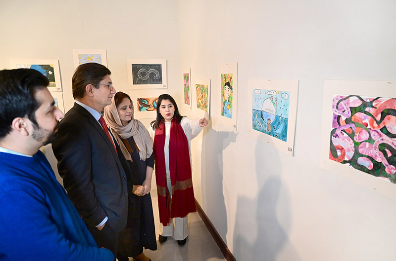 Deputy Head of Mission France, Guillaume Dabouis inaugurates ‘Burgeoning Icons Exhibition’ at Gallery 6.
