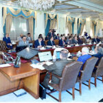 Caretaker Prime Minister Anwaar-ul-Haq Kakar chairs a meeting of the Caretaker Federal Cabinet