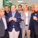 Caretaker Federal Minister for IT and Telecommunication, Dr. Umar Saif addressing launching ceremony of parental guide titled "Safeguarding Your Child in the Digital Age" at Telenor Headquarters