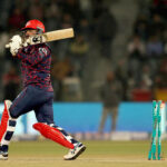 Islamabad United player Rumman Raees bowled out by Muhammad Wasim during the Pakistan Super League (PSL 9) Twenty20 cricket match between Islamabad United and Quetta Gladiators at the Gaddafi Cricket Stadium