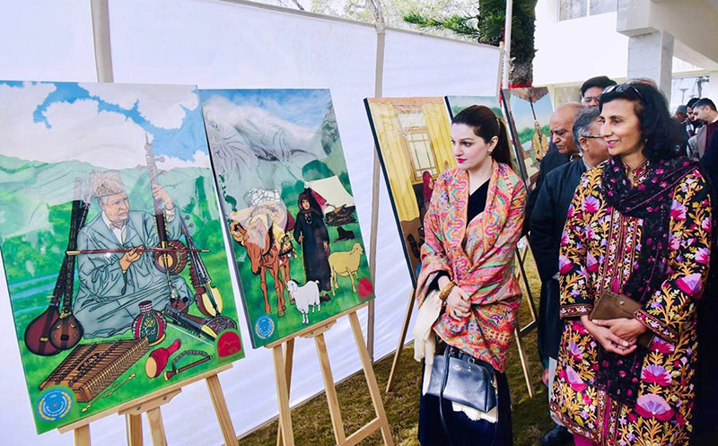 Special Assistant to Prime Minister for Human Rights and Women Empowerment Mushaal Hussein Mullick addressing a seminar organized by The India Study Center in Institute of Strategic Studies