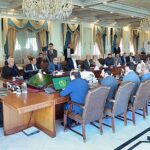 Caretaker Prime Minister Anwaar-ul-Haq Kakar chairs a meeting of the Royal Foundation of Gilgit Baltistan