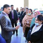 Caretaker Prime Minister Anwaar-ul-Haq Kakar visits various polling stations for the General Elections 2024 in Islamabad and Rawalpindi