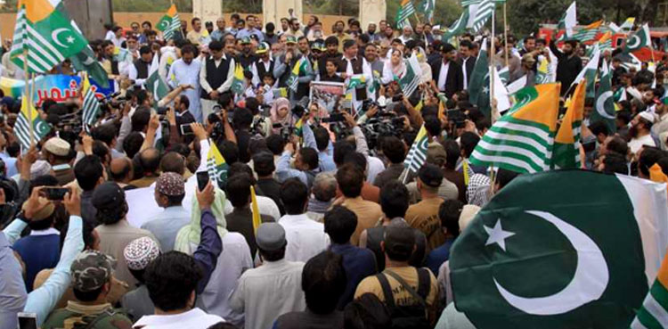 DC leads Kashmir Solidarity rally