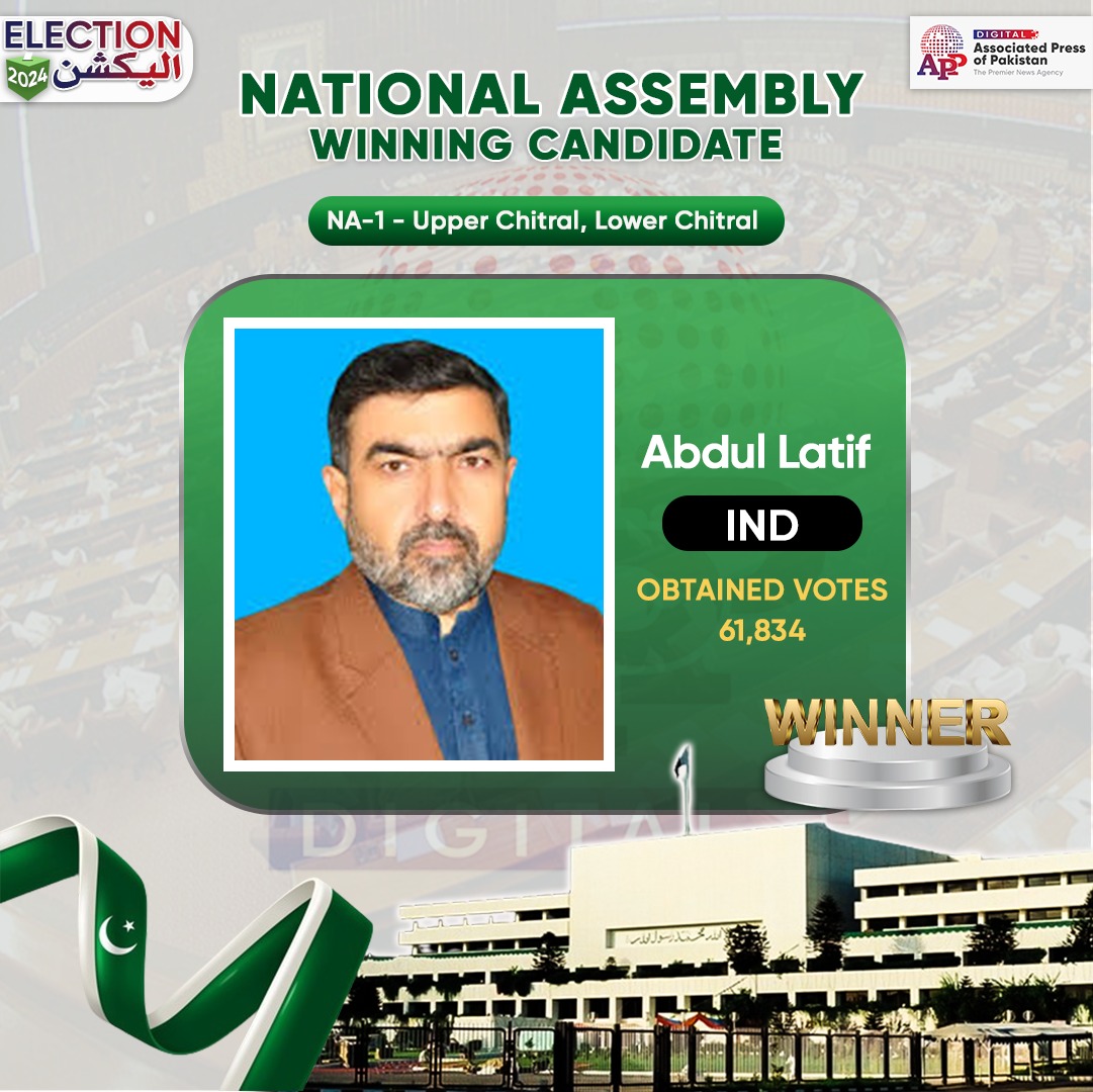 Independent candidate Abdul Latif wins NA-1
