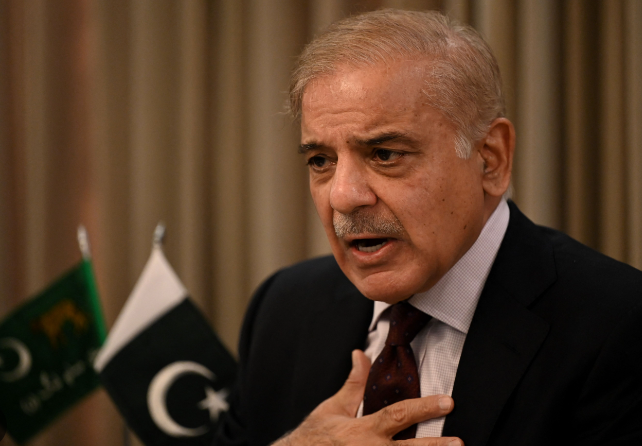 Shehbaz Sharif reiterates diplomatic, political and moral support to Kashmiris