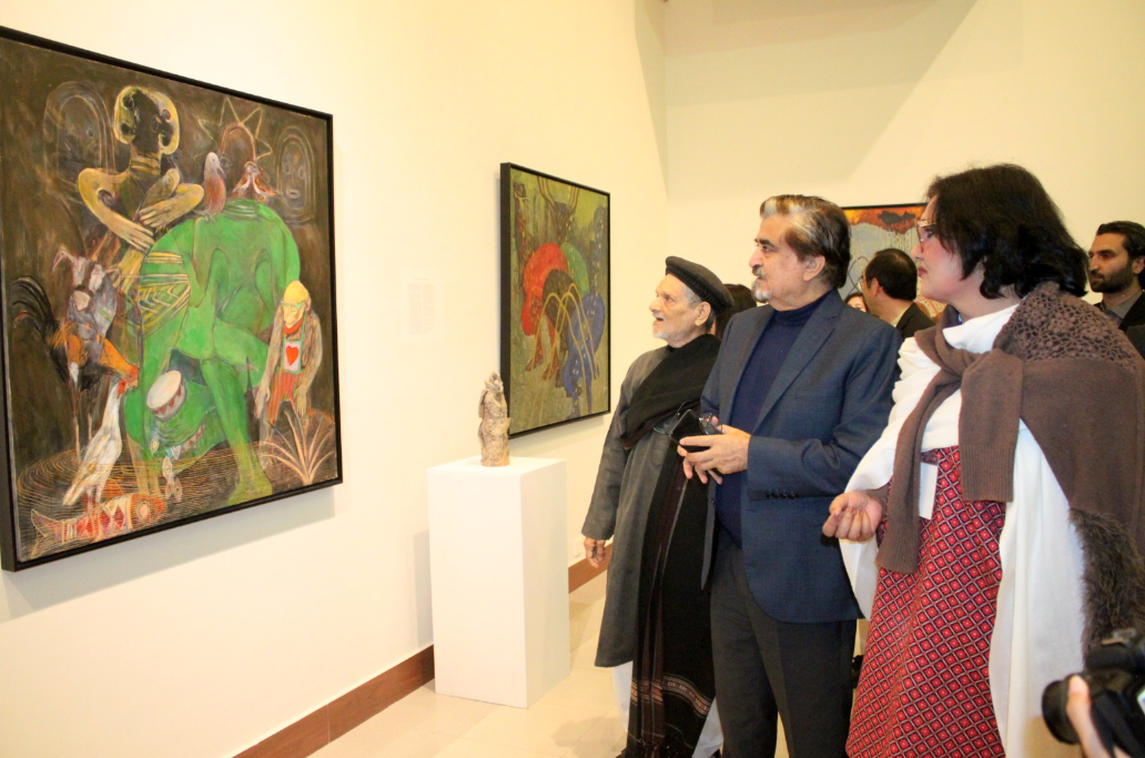 Jamal Shah's painting exhibition unveiled at PNCA